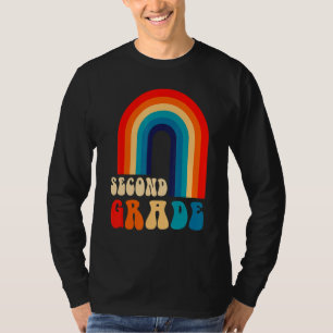 2e graad Rainbow Girl Boys Teacher Hallo Tweede G T-shirt