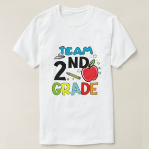 2e graad Team 2e graad dik didactische cadeaus T-shirt