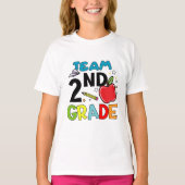 2e graad Team 2e graad dik didactische cadeaus T-shirt (Voorkant)