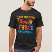 2e graad vandaag HBCU Morgen Afstuderen Afstudeerd T-shirt (Voorkant)