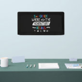 2e graad waar het avontuur begint spandoek (Beurs)