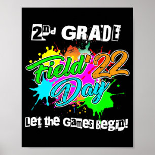 2e Grade Velddag 2022 laat de Spelen met leer begi Poster