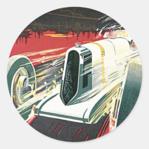 2e Grote Prijs van Monaco Ronde Sticker