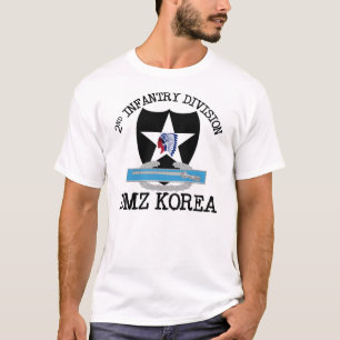2e ID Korea DMZ Vet met CIB T-shirt