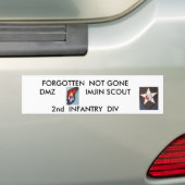 2e Inf DivImjin Scout Bumpersticker (Op auto)