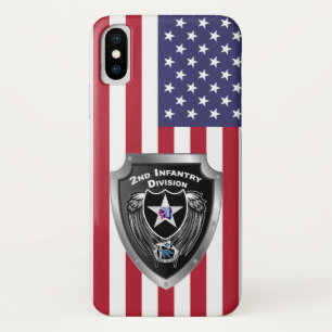 2e Infanteriedivisie “Indianhead Divisie” iPhone X Hoesje