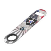 2e infanteriedivisie "Indianhead Division" Speed Flessenopener (Voorkant Gekanteld)