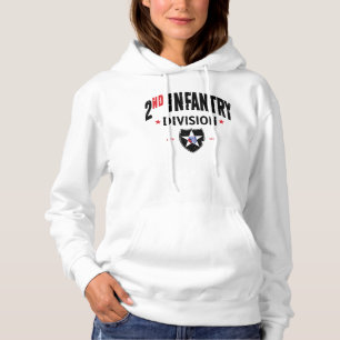 2e Infanteriedivisie "Indianhead" Grunge Vrouwen Hoodie