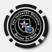 2e infanteriedivisie poker chips (Achterkant)