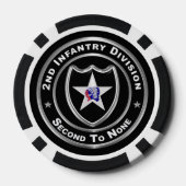 2e infanteriedivisie poker chips (Achterkant)