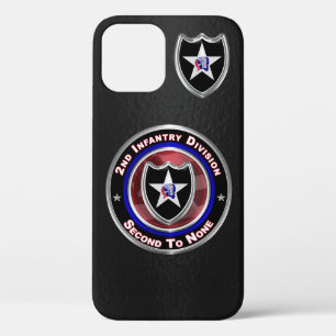 2e Infanteriedivisie "Second to None" Gepersonalis iPhone 12 Hoesje