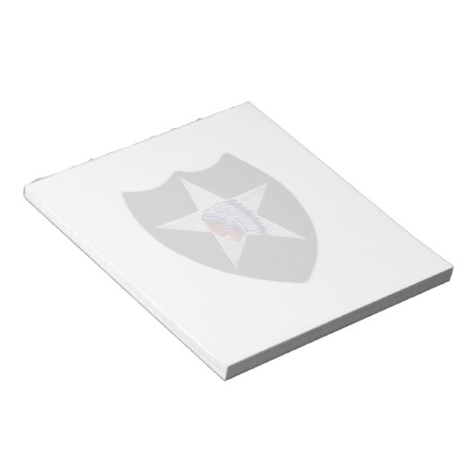 2e infanteriedivisie veteranen Notitieblok (Schuin)