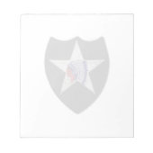 2e infanteriedivisie veteranen Notitieblok (Voorkant)