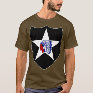 2e Infanteriedivisie wo txt T-shirt