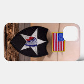 2e infanterieveteranenveteranenpleister Case-Mate iPhone case (Achterkant (horizontaal))