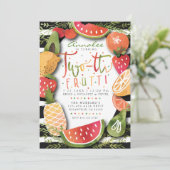 2E INVITATION D'ANNIVERSAIRE | Parti des fruits à  (Debout devant)