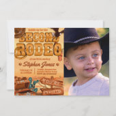 2e Invitation de paysage de Rodéo avec image (Devant)