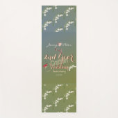 2e jaar Jubileum katoenbruiloft Yoga Mat (Voorkant)