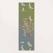 2e jaar Jubileum katoenbruiloft Yoga Mat (Achterkant)