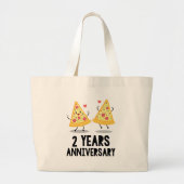 2e Jubileum 2 jaar Grote Tote Bag (Voorkant)