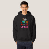 2e klas eerste dag van terug naar school hoodie (Voorkant volledig)