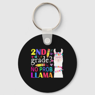 2e klas geen Prob-llama leraar student eerste dag Sleutelhanger