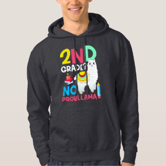 2e klas geen probleem lama Humor voor leraren twee Hoodie
