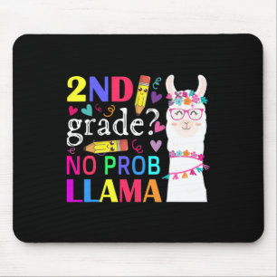 2e klas geen probleem-llama leraar student eerste muismat