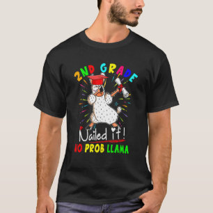 2e klas genageld het geen prob lama dabbing lama g t-shirt