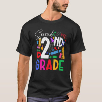 2e klas lerarenteam tweede klas squad meisjes t-shirt