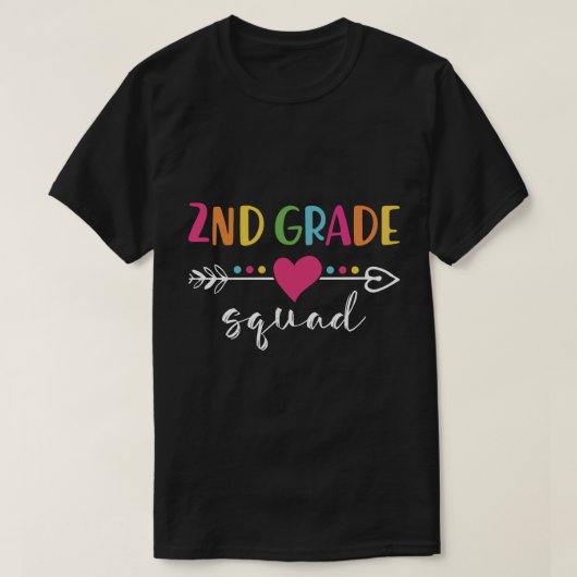 2e klas squad t-shirt (Design voorkant)