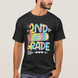 2e klas Tie Dye Potlood Leraar Student T-shirt