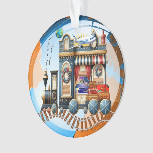 2e Kostbare Alle Gelegenheid REIZEN Ornament (voorkant)