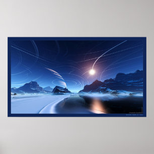 2e kromme van koude poster