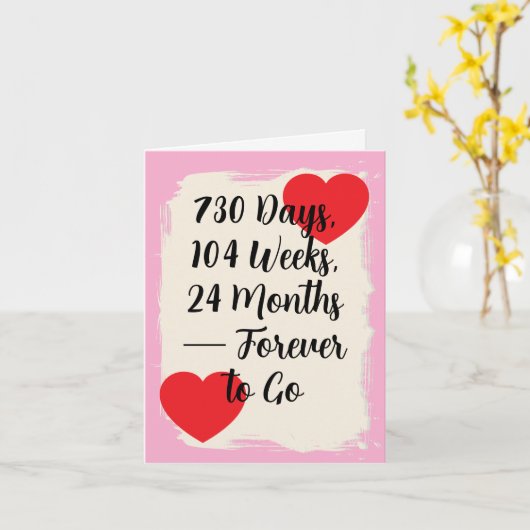 2e mariage anniversaire carte coton un (Fleur jaune)