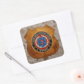 2e MSOB [3D] Vierkante Sticker (Envelop)