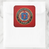 2e MSOB [3D] Vierkante Sticker (Tas)
