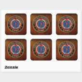 2e MSOB [3D] Vierkante Sticker (Vel)