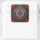2e MSOB [3D] Vierkante Sticker (Tas)
