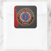 2e MSOB [3D] Vierkante Sticker (Tas)
