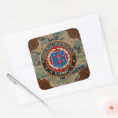 2e MSOB [3D] Vierkante Sticker (Envelop)