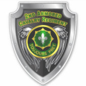 2e Pantserregiment ACR Sticker (Voorkant)