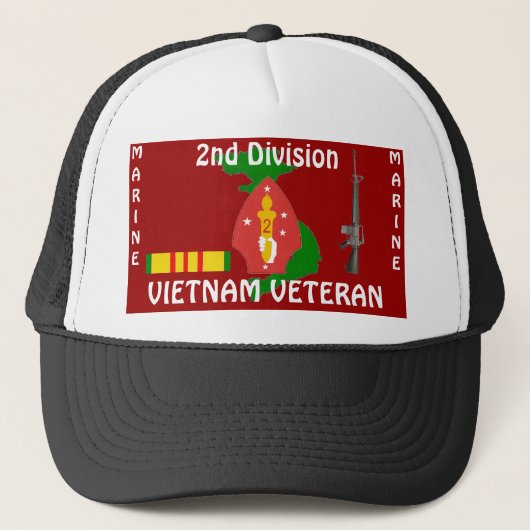 2e pet van Marine Div Vietnam Ball (Voorkant)