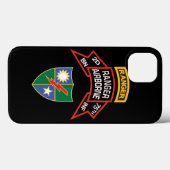 2e Ranger BN, 75e INF-schuifmodule met tabblad Case-Mate iPhone Case (Achterkant (horizontaal))