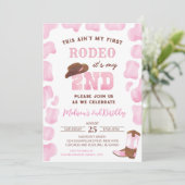 2e Rodeo Cowgirl Invitations d'anniversaire (Debout devant)