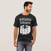 2e T-shirt officiel féminin satanique (Devant entier)