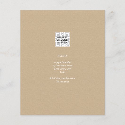 2e verjaardag fotocollage jongen of meisje gemengd (Achterkant)