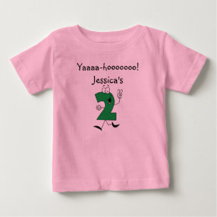 2e verjaardag Gepersonaliseerd T-shirt