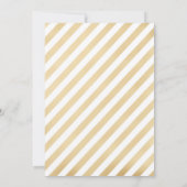 2e verjaardag - Gold White Kaart (Achterkant)