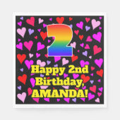 2e verjaardag: Het liefhebbende Kunstpatroon, Rege Servet (Voorkant)